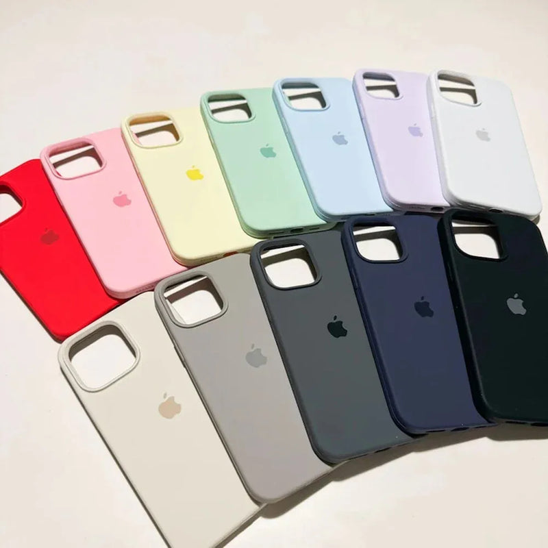 Original Official Silicone Cases for iPhone 12, 13, and 14 Series