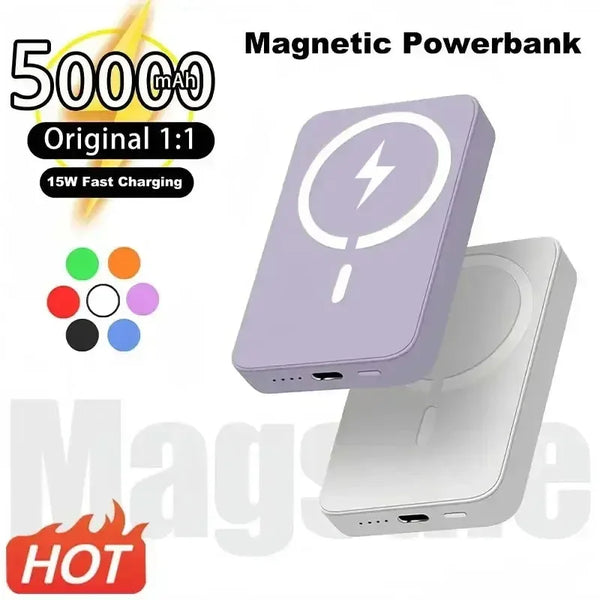 MacSafe Magnetic Wireless Power Bank for iPhone 12-15 Series