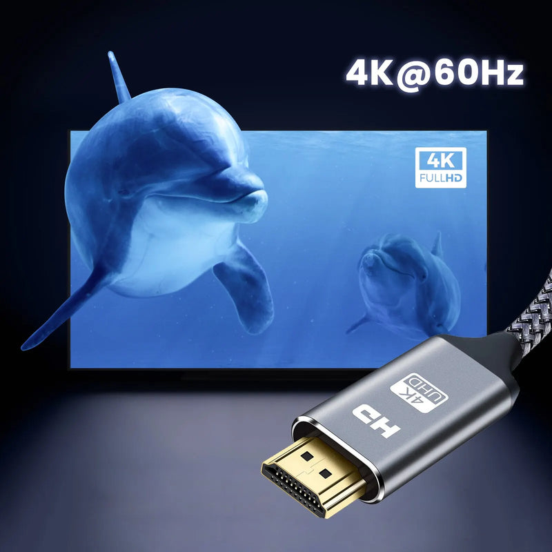 NIERBO HDMI 2.0 Cable, 4K@60Hz, Male-to-Male Connector