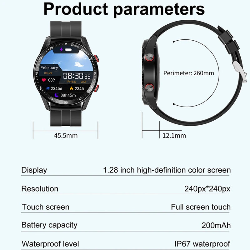 Smartwatch with Bluetooth Calling and Health Tracking