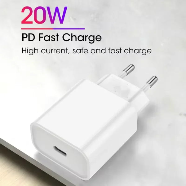 Maerknon 20W USB-C PD Fast Charger - Quick Charge Adapter