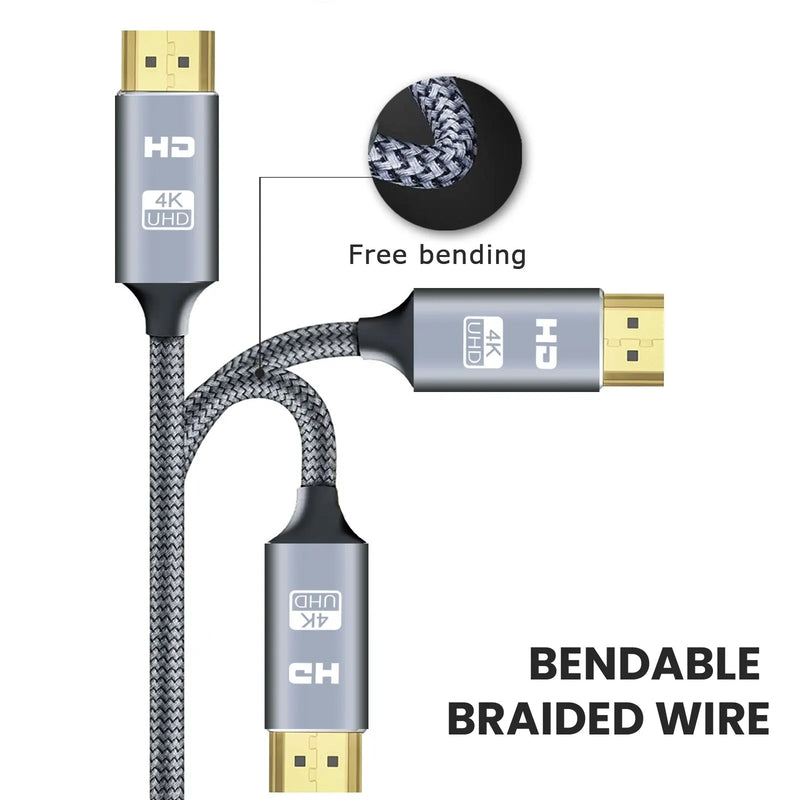 NIERBO HDMI 2.0 Cable, 4K@60Hz, Male-to-Male Connector