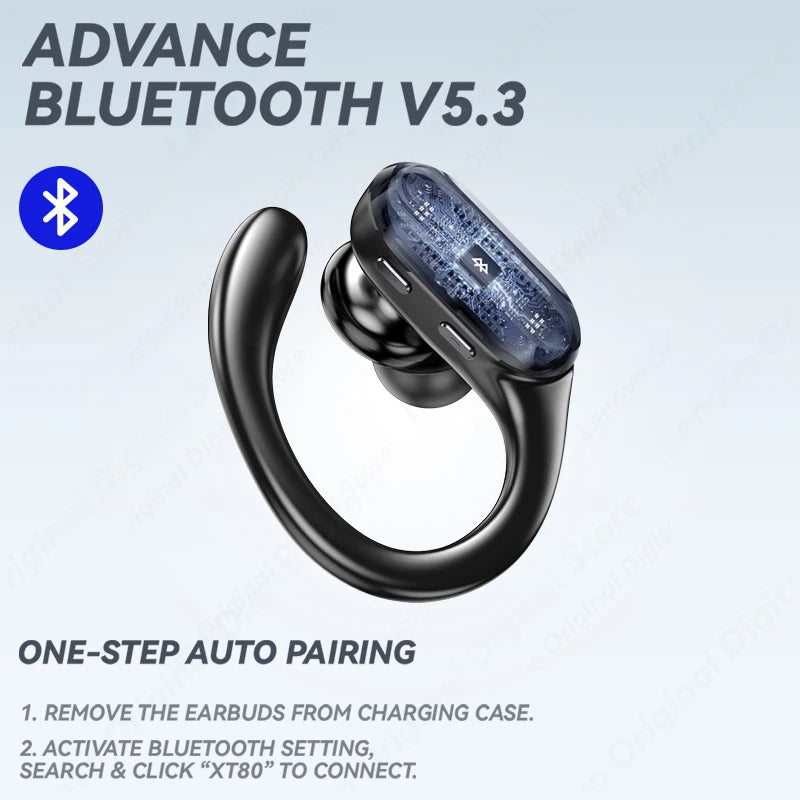 Lenovo XT80 True Wireless Bluetooth 5.3 Earbuds with Noise Reduction